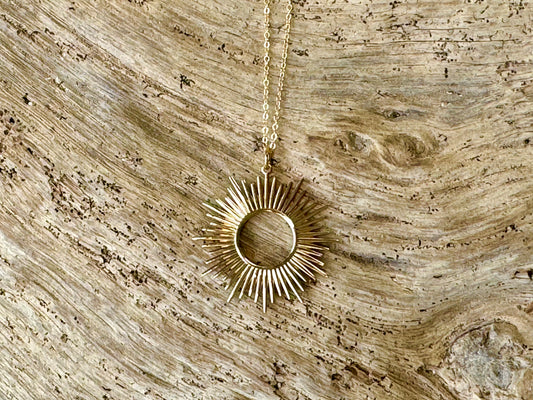 NuGold Sunburst Necklace