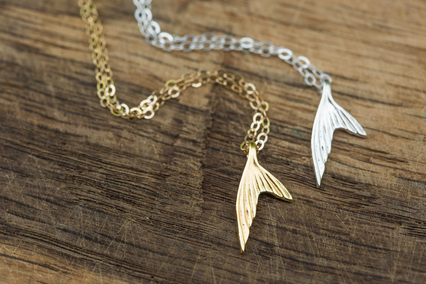 Mermaid Tail - Fish Tail - Charm Necklace