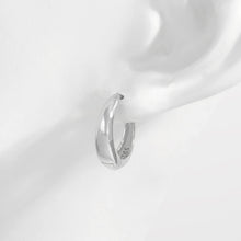 Load image into Gallery viewer, 925 Sterling Silver Huggie Earrings